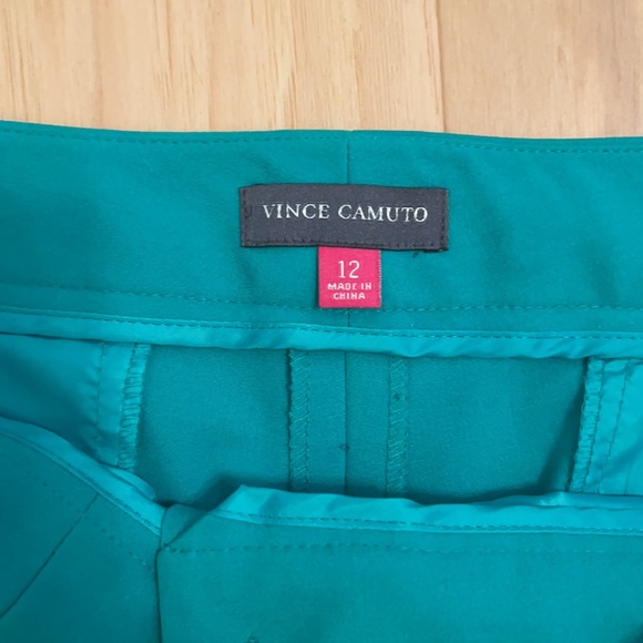 Emerald Green Vince Camuto work pants | modern suit pants - Picture 3 of 5